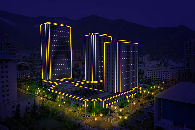 青海樓體亮化是常見的城市亮化類型，這才是亮化工程的含義.jpg